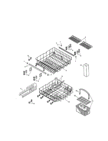 Racks parts for Bosch Dishwasher SMU4052US/08 / FD 7203 from AppliancePartsPros.com