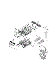 Racks parts for Bosch Dishwasher SMU4056UC/14 / FD7402-7902 from AppliancePartsPros.com
