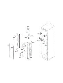Lighting parts for Thermador Refrigerator T24IR70FSS-01 from AppliancePartsPros.com