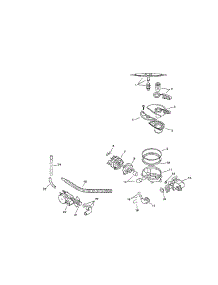 Component Assemblies parts for Bosch Dishwasher SMU7052US/09 / FD 7210 from AppliancePartsPros.com