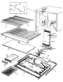Freezer Compartment parts for Jenn-Air Top-Mount Refrigerator JRT172LB/MAJ22B from AppliancePartsPros.com