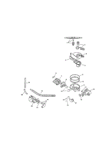 Component Assemblies parts for Bosch Dishwasher SMU7056UC/14 / FD7507-7902 from AppliancePartsPros.com