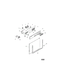 Fascia Panel And Outer Door parts for Bosch Dishwasher SMU7056US/02 / FD 7106-7308 from AppliancePartsPros.com