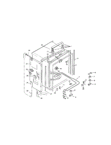 Inner Liner parts for Bosch Dishwasher SMU7056US/02 / FD 7106-7308 from AppliancePartsPros.com