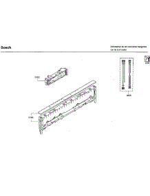 Control Panel parts for Bosch Dishwasher SHX9PT75UC/C9 from AppliancePartsPros.com