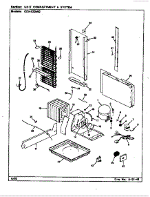 Unit Compartment & System parts for Maytag Refrigerator GDNS22M92/CP33A from AppliancePartsPros.com