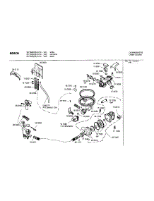 Component Assemblies parts for Bosch Dishwasher SHY66C02UC/14 from AppliancePartsPros.com