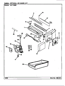 Optional Ice Maker Kit parts for Maytag Refrigerator GNT15M82/CF03A from AppliancePartsPros.com