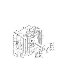 Inner Liner parts for Bosch Dishwasher SMI7052US/09 / FD 7210 from AppliancePartsPros.com