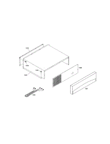 Wire Assembly / Top Grill parts for Thermador Side-By-Side Refrigerator KBUIT4855E/04 from AppliancePartsPros.com