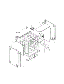 Tank Assembly parts for Bosch Dishwasher SHI6805UC/06 from AppliancePartsPros.com