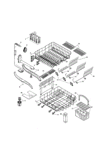 Racks parts for Bosch Dishwasher SHI6805UC/06 from AppliancePartsPros.com