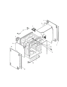 Tank Assembly parts for Bosch Dishwasher SHU5312UC/06 from AppliancePartsPros.com