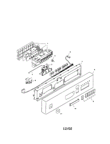 Fascia Panel parts for Bosch Dishwasher SHU5312UC/11 from AppliancePartsPros.com