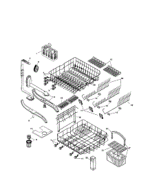 Racks parts for Bosch Dishwasher SHU5312UC/11 from AppliancePartsPros.com