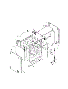 Tank Assembly parts for Bosch Dishwasher SHU5315UC/12 from AppliancePartsPros.com