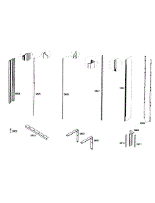 Trim parts for Thermador Refrigerator T24IR70NSP/38 from AppliancePartsPros.com
