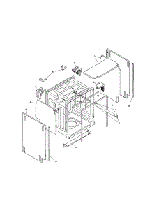 Tank Assembly parts for Bosch Dishwasher SHU5316UC/06 from AppliancePartsPros.com
