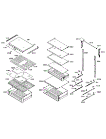 Drawer Assy parts for Thermador Refrigerator T24IR70NSP/40 from AppliancePartsPros.com