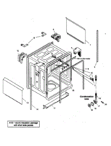 Tank Assy parts for Bosch Dishwasher SHU53E05UC/14 from AppliancePartsPros.com