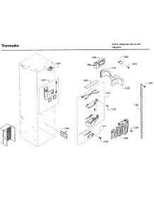 Water Tank Asy parts for Thermador Side-By-Side Refrigerator T42BD820NS/02 from AppliancePartsPros.com