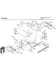 Frame Parts parts for Thermador Side-By-Side Refrigerator T42BD820NS/02 from AppliancePartsPros.com