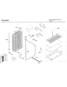 Evap Asy parts for Thermador Side-By-Side Refrigerator T42BD820NS/02 from AppliancePartsPros.com
