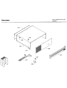 Panel parts for Thermador Side-By-Side Refrigerator T42BD820NS/02 from AppliancePartsPros.com