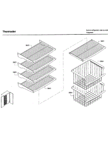 Shelf Asy parts for Thermador Side-By-Side Refrigerator T42BD820NS/02 from AppliancePartsPros.com