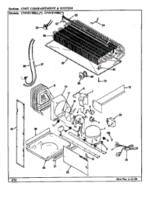 Unit Compartment & System parts for Maytag Refrigerator CNNT198KL/CF67A from AppliancePartsPros.com