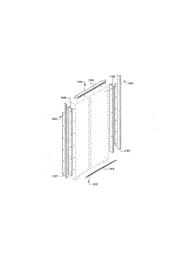 Trim parts for Thermador Side-By-Side Refrigerator KBUIT4855E/05 from AppliancePartsPros.com