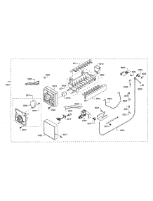 Ice Maker parts for Thermador Side-By-Side Refrigerator KBUIT4855E/05 from AppliancePartsPros.com