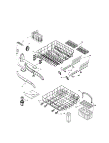 Racks parts for Bosch Dishwasher SHU4302UC/11 / FD 8001-8003 from AppliancePartsPros.com