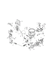 Component Assemblies parts for Bosch Dishwasher SHU4312UC/11 / FD 8001-8003 from AppliancePartsPros.com