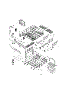 Racks parts for Bosch Dishwasher SHU4312UC/11 / FD 8001-8003 from AppliancePartsPros.com
