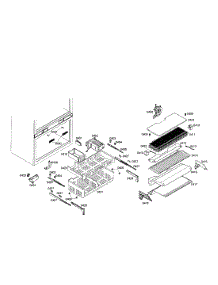 Evaporator / Baskets parts for Thermador Bottom-Mount Refrigerator T36IB70CSS/01 from AppliancePartsPros.com