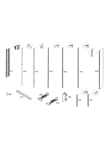 Profile Stripe parts for Thermador Bottom-Mount Refrigerator T36IB70NSP/04 from AppliancePartsPros.com