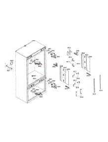 Lighting parts for Thermador Bottom-Mount Refrigerator T36IT70NNP/04 from AppliancePartsPros.com