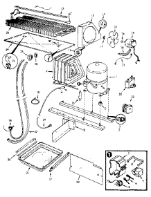 Unit parts for Jenn-Air Top-Mount Refrigerator JRT216B/MAJ73B from AppliancePartsPros.com