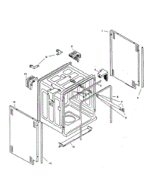 Tank Assy parts for Bosch Dishwasher SHU3326UC/11 from AppliancePartsPros.com