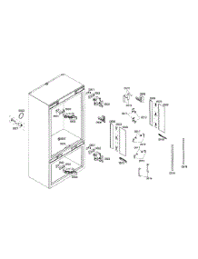 Lighting parts for Thermador Bottom-Mount Refrigerator T36IT70PNS/01 from AppliancePartsPros.com