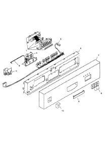 Fascia Panel parts for Bosch Dishwasher SHU3336UC/06 from AppliancePartsPros.com