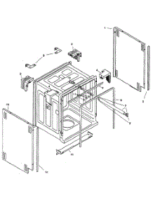 Tank Assy parts for Bosch Dishwasher SHU3336UC/06 from AppliancePartsPros.com