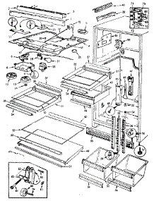 Fresh Food Compartment parts for Jenn-Air Top-Mount Refrigerator JRT236B/MAJ95A from AppliancePartsPros.com