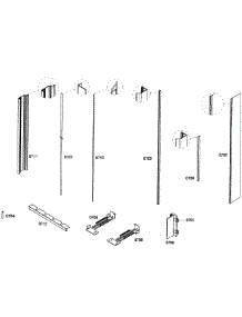 Installation parts for Thermador Bottom-Mount Refrigerator T36IT71FN/01 from AppliancePartsPros.com