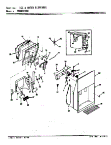 Ice & Water Dispenser parts for Maytag Refrigerator CNDNS229K/AP34A from AppliancePartsPros.com