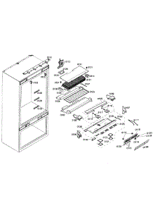 Control Panel parts for Thermador Bottom-Mount Refrigerator T36IT71NNP/07 from AppliancePartsPros.com