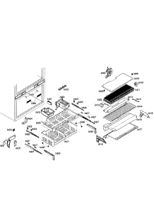 Freezer parts for Thermador Bottom-Mount Refrigerator T36IT71NNP/07 from AppliancePartsPros.com
