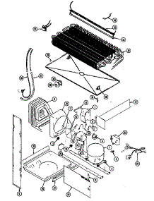 Unit Compartment & System parts for Maytag Refrigerator GT15X4XA/DF12B from AppliancePartsPros.com