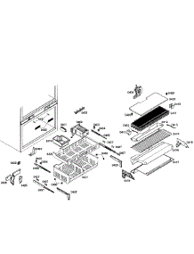 Freezer parts for Thermador Bottom-Mount Refrigerator T36IT71NNP/09 from AppliancePartsPros.com